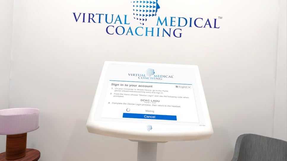 Standalone lobby sign-in screen with the Using another device option