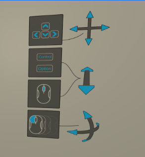Desktop navigation and zoom controls on Mac