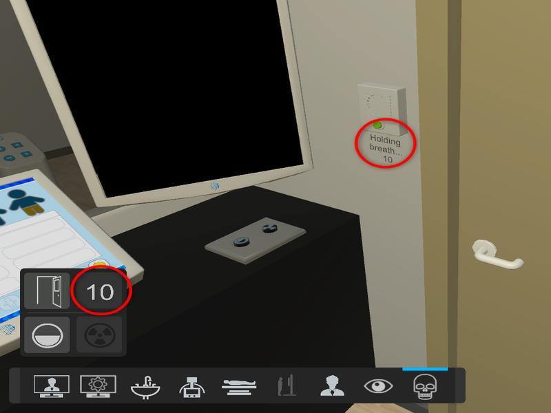 Lungs icon showing the respiration countdown