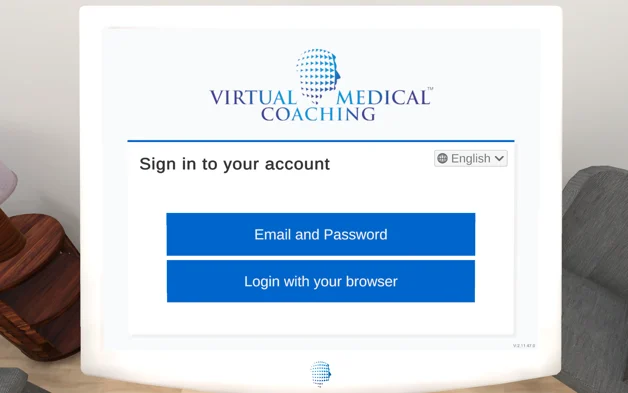 Desktop lobby sign-in options